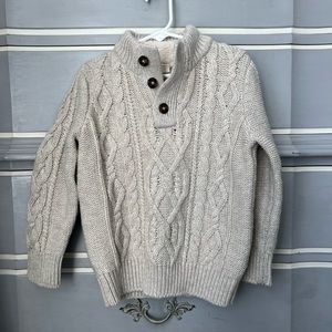 Cable knit sweater